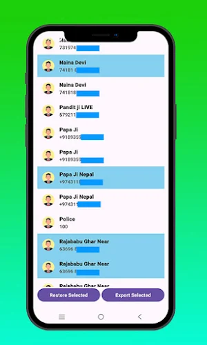 Contacts Backup & Restore Screenshot 3