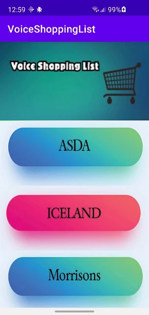 Voice Shopping List Screenshot 0