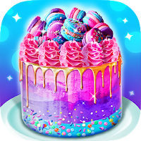 Galaxy Unicorn Cake