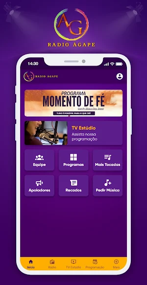 Rádio Ágape Online Screenshot 0