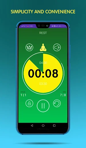 HIIT timer with music Screenshot 3