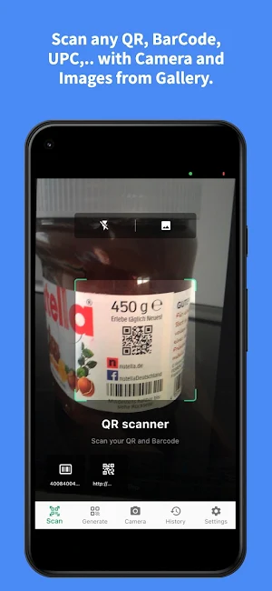 QR code, Barcode, UPC Reader Screenshot 0