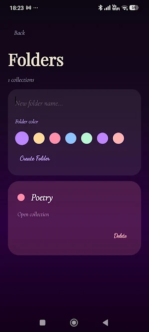 Velvet Notes Luxury Journal Screenshot 1