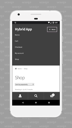 Mobile Hybrid Application for WooCommerce Screenshot 2