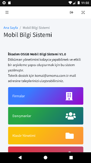 İlkadım OSGB MobilBilgiSistemi Screenshot 2