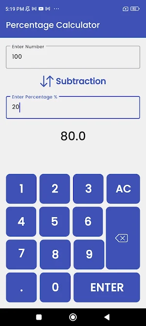 Percentage Calculator Pro Screenshot 0