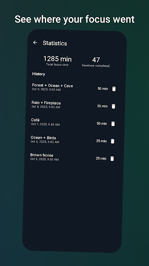 Ambio: Focus Timer & Sounds Screenshot 3
