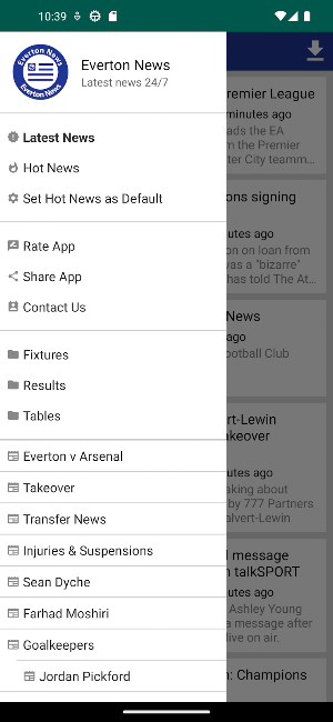 Everton Latest News 24/7 Screenshot 1