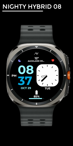 Nighty Hybrid 08 - watch face Screenshot 0