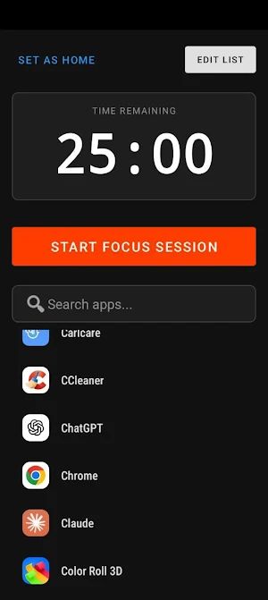 Focus Launcher Screenshot 0