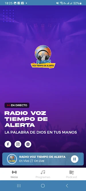 Radio Voz Tiempo de Alerta Screenshot 0