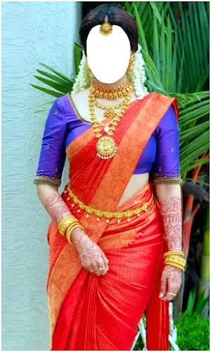 Tamilnadu Sarees Photo Montage Screenshot 1