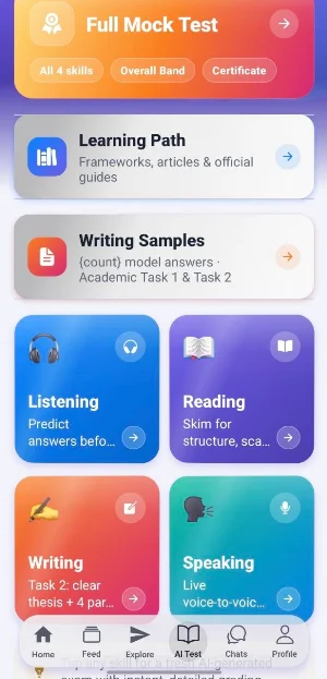 Axiom IELTS: AI Band 9 Prep Screenshot 3