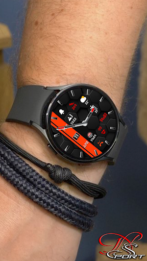 [N-SPORT616]HaftColorWatchFace Screenshot 3