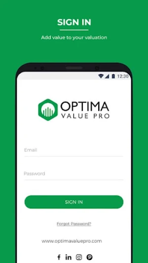 Optima Value Pro Screenshot 1