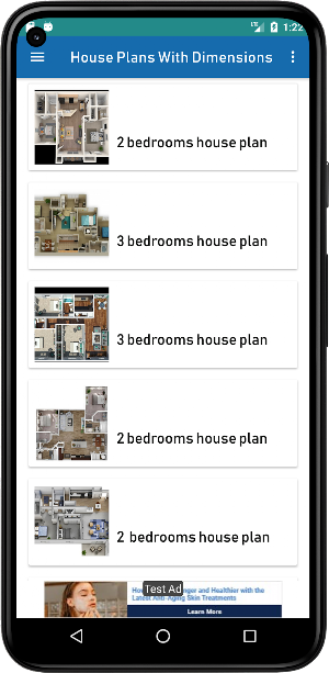 House Plans with Dimensions Screenshot 0