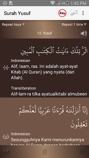 Surah Yusuf - سورة يوسف Screenshot 0