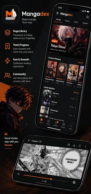 Mangadex App Screenshot 0