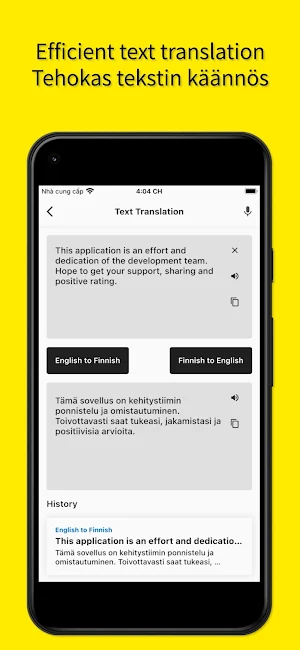 English to Finnish Translator Screenshot 2