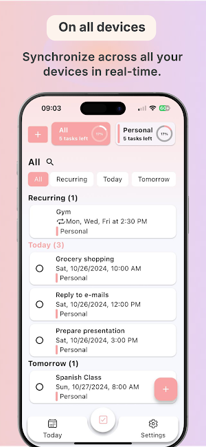 Organizo:To-Do List & Reminder Screenshot 1