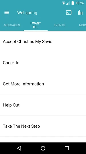 Wellspring App Screenshot 1
