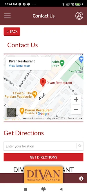 Divan Restaurant Screenshot 1