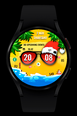 NewYear Watch Face Wear OS Screenshot 1