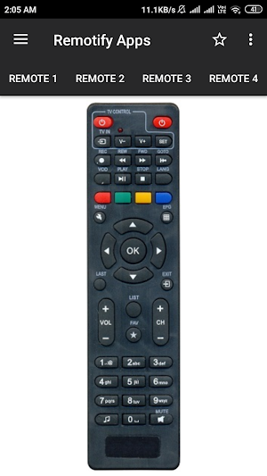 GTPL Remote Control (15 in 1) Screenshot 0