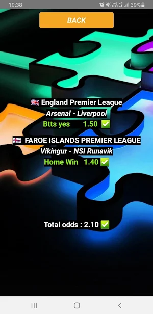 2+ Odds prediction NORBERTO Screenshot 2