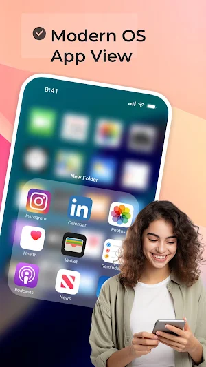 Launcher for OS 18 Screenshot 2