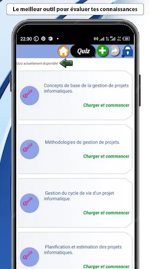 Quiz -  Gestion de projet info Screenshot 2
