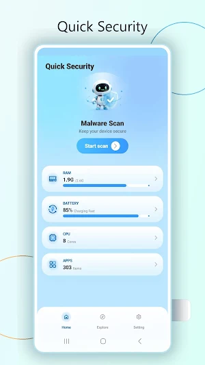Quick Security - Virus Cleaner Screenshot 0