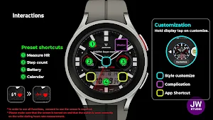 JW080 jwstudio watchface Screenshot 2