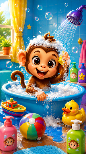 Cute Monkey Daycare Adventure Screenshot 0
