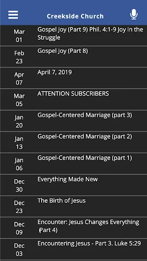 Creekside Church Screenshot 2