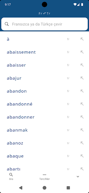Fransızca Türkçe Sözlük Screenshot 0