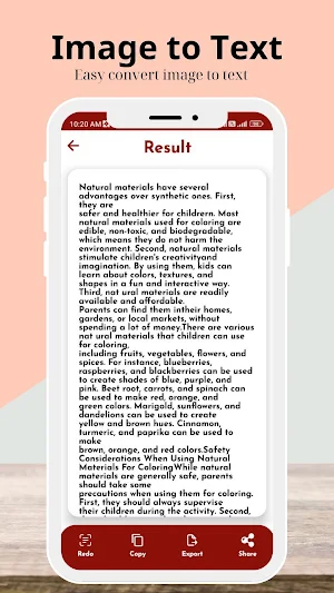 QA: Image to Text converter Screenshot 2