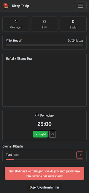 Kitap Takip Screenshot 0
