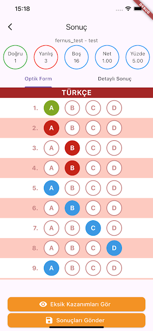 BalKüpü Yayınları Optik Okuma Screenshot 3