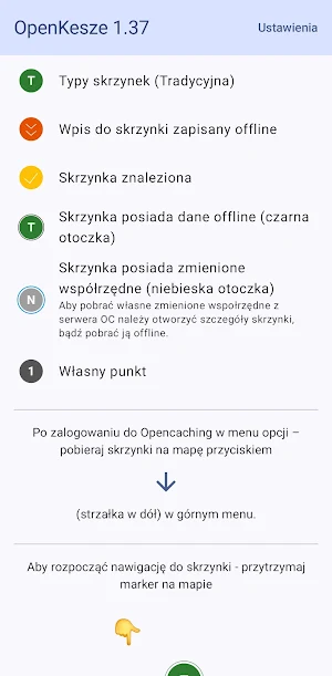 OpenKesze - Opencaching Screenshot 3
