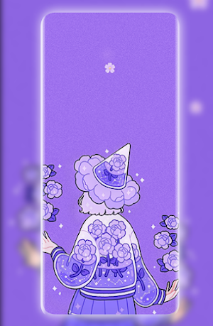 Purple aesthetic wallpaper Screenshot 0