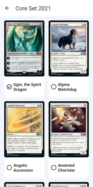 MTGCollection Screenshot 1