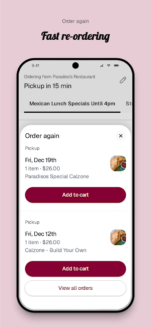 Paradiso's Restaurant Screenshot 3