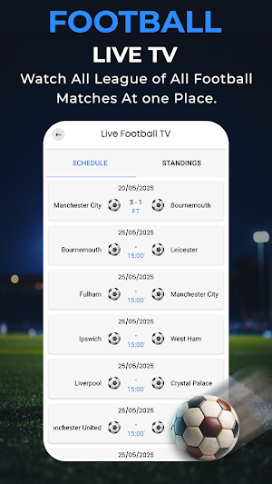 Live Football TV HD STREAMING Screenshot 1