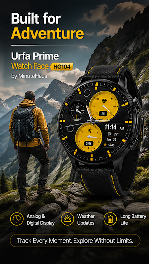 Urfa Prime Watch Face HG104 Screenshot 0