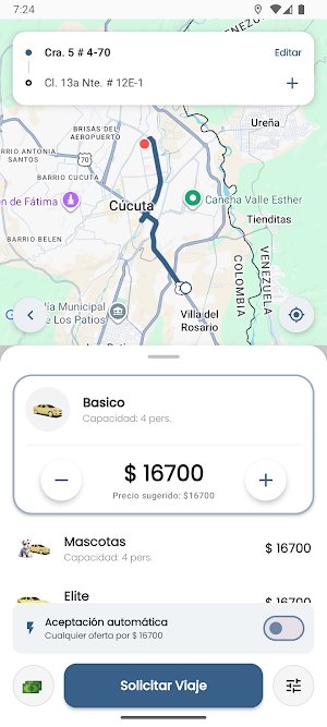 Taxsatel Pasajero Screenshot 3
