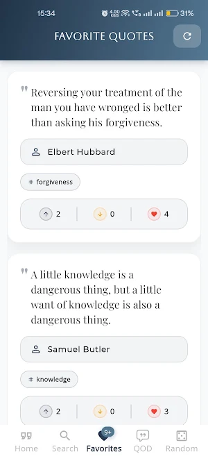 QuoteHub: Daily Quotes & Words Screenshot 3