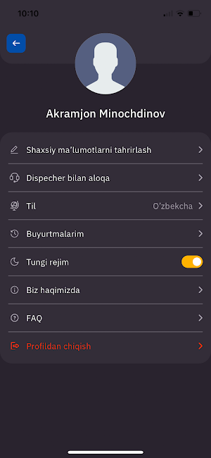 Yengil Taxi Screenshot 1