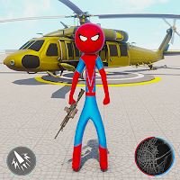 Grand Stickman Rope Hero Games