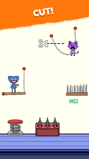 Help Monster - Cut Rope Rescue Screenshot 1